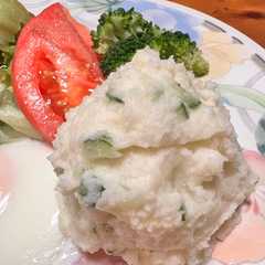 A picture of 作り置き♡副菜♡おからパウダー入りポテトサラダ.