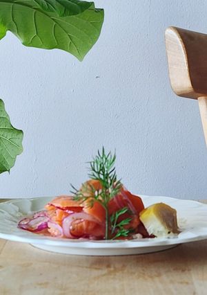 サーモンのカルパッチョ☆正月☆お節☆洋風-レシピのメイン写真