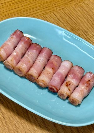 くるくるベーコン〜(o˘◡˘o)♡-レシピのメイン写真