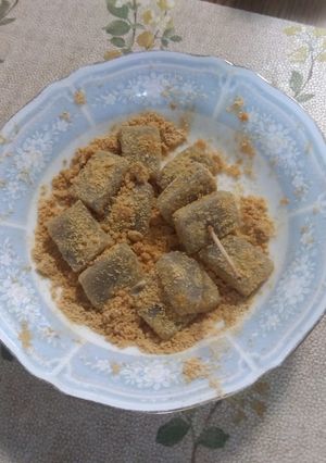 ダイエットにも！コンニャクを安倍川餅風に-レシピのメイン写真
