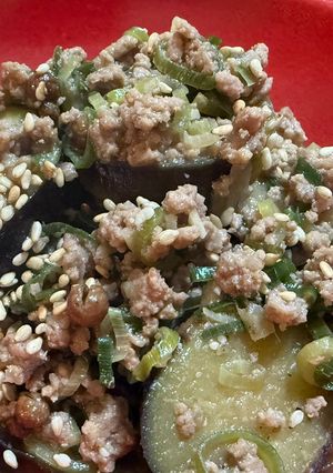 ナスとひき肉の山椒炒め煮-レシピのメイン写真
