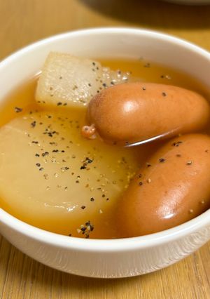 （超抜簡単）ポトフ風大根煮-レシピのメイン写真