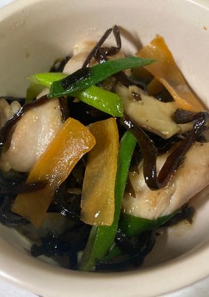 鶏肉の昆布佃煮炒め-レシピのメイン写真