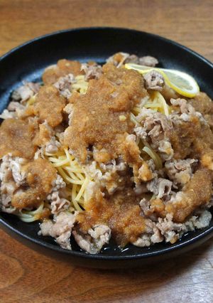 ビーフレモンバター焼き-レシピのメイン写真