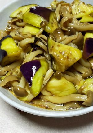 ナスとしめじの中華風お浸し-レシピのメイン写真