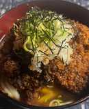 福井風ソースかつおろしうどん