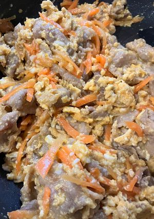 誰でも作れる☆豚味噌卵炒め☆-レシピのメイン写真