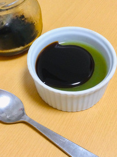 すくって食べる抹茶寒天・黒蜜かけ-レシピのメイン写真