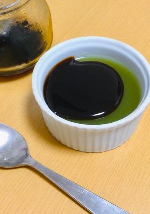 すくって食べる抹茶寒天・黒蜜かけ-レシピのメイン写真