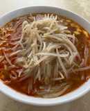 魔改造‼︎ ごつ盛り塩担々麺でもやしそば