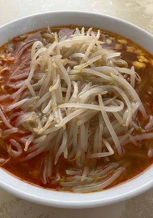 魔改造‼︎ ごつ盛り塩担々麺でもやしそば-レシピのメイン写真