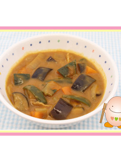 たべまる給食【夏野菜のカレー】-レシピのメイン写真