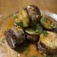 サクサク絶品ナスの餡かけ挟み焼き⭐︎ 肉汁ジュワ!