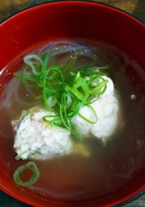 鶏団子と春雨のスープ-レシピのメイン写真