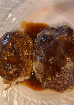 ビックリするほどフワフワ麩入りハンバーグ-レシピのメイン写真