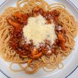 カカのミートソースパスタ