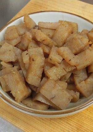乾煎りこんにゃくゆづ胡椒味-レシピのメイン写真