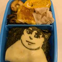 ドラえもんキャラ弁　綺麗なジャイアン-レシピのメイン写真