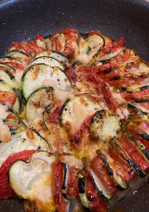 オーブン焼き　トマトとズッキーニ-レシピのメイン写真