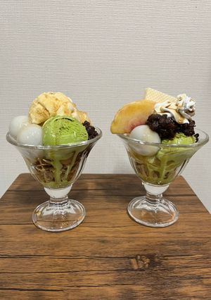 和風桃パフェ-レシピのメイン写真