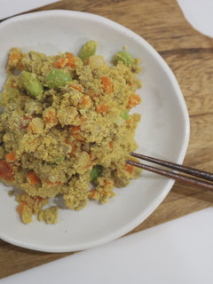カレー風味のしっとりおから炒め♪-レシピのメイン写真