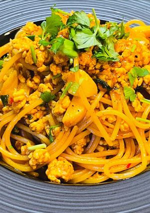 ホッケンミー(福建麺)風　カレーパスタ-レシピのメイン写真