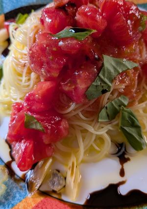 トマトの冷製パスタ-レシピのメイン写真