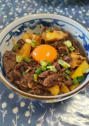 筍と牛肉のしぐれ煮丼-レシピのメイン写真