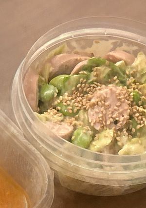 簡単混ぜるだけ♡枝豆とキャベツの味噌マヨサラダ-レシピのメイン写真