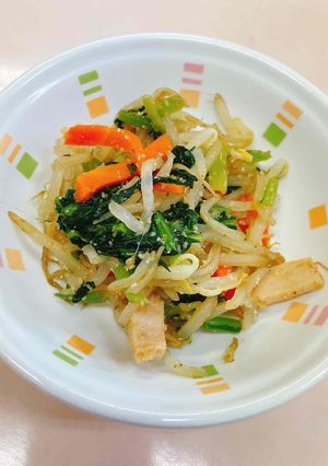 もやしのごま酢和え☆給食メニュー-レシピのメイン写真