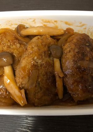 煮込みハンバーグのソース-レシピのメイン写真