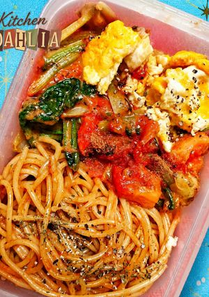 夜のお弁当🌙ナポリタンとウイグル風の回☪️時短で！-レシピのメイン写真