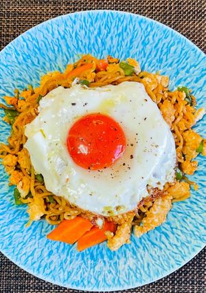カレー焼きそば-レシピのメイン写真