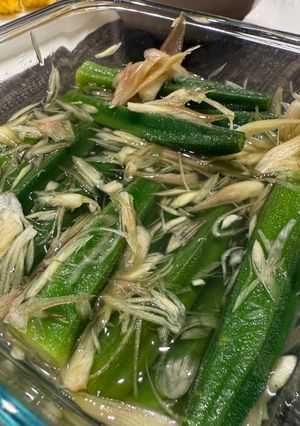 オクラと茗荷の出汁浸し-レシピのメイン写真