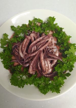 イカのゲソのスパイス炒め-レシピのメイン写真