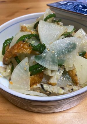 さっぱり♪大根とニラの胡麻油炒め-レシピのメイン写真