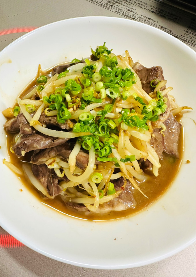 豚ハツのもやし炒め 美味しすぎてヤバイ-レシピのメイン写真