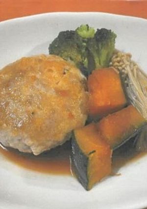 たんぱく質たっぷり！ヘルシー島ハンバーグ-レシピのメイン写真