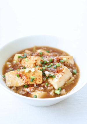 余ったひき肉で【豆腐とひき肉の煮込み】-レシピのメイン写真