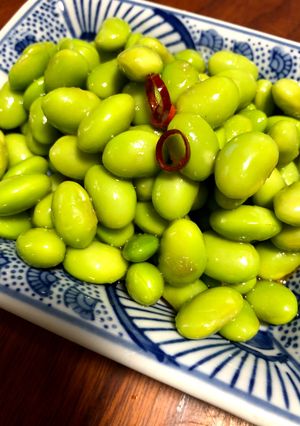 自慢の味!枝豆のピリ辛和え-レシピのメイン写真