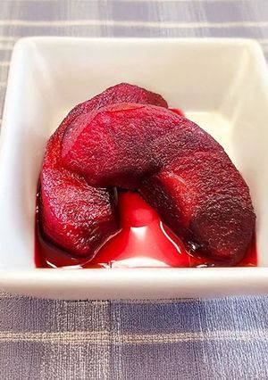 りんごの赤ワイン煮-レシピのメイン写真