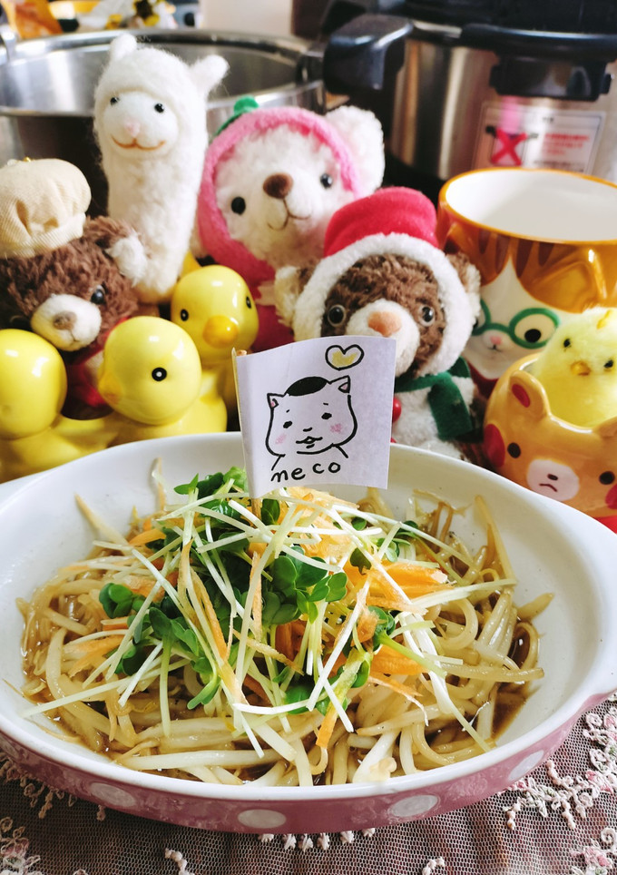 もやしサラダ【手作り焼き肉たれ】-レシピのメイン写真
