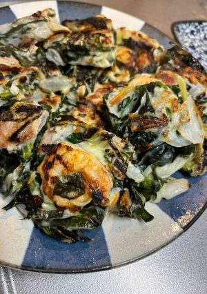 生わかめ大量消費！海鮮チヂミ-レシピのメイン写真