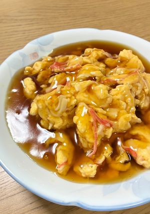 ふわふわ！あんかけカニたま-レシピのメイン写真