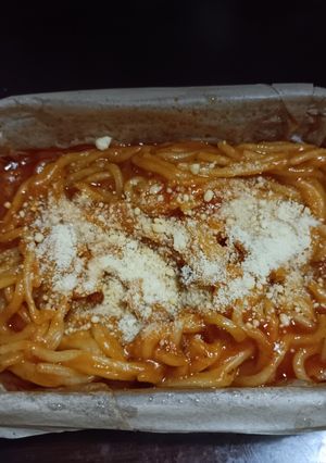 パスタソース可！冷凍水漬けパスタ弁当-レシピのメイン写真