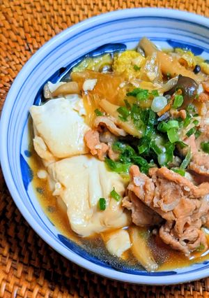 白菜入り肉豆富-レシピのメイン写真