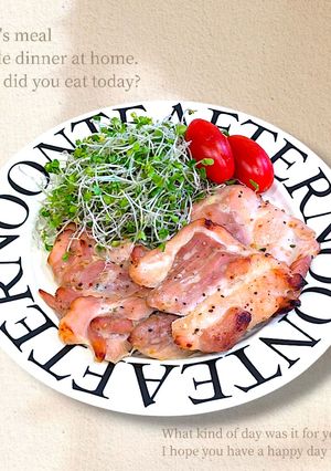 【オーブンで簡単】塩麹 チキンステーキ-レシピのメイン写真