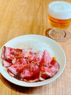 レアローストポーク 和風マスタードソース-レシピのメイン写真
