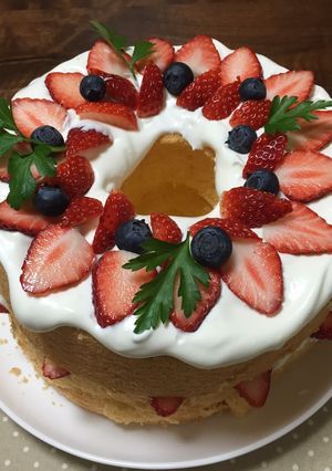 シフォンケーキ18cm(20cm)-レシピのメイン写真