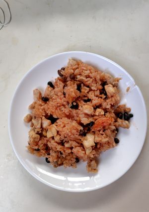 むかご入り炊き込みチキンライス-レシピのメイン写真